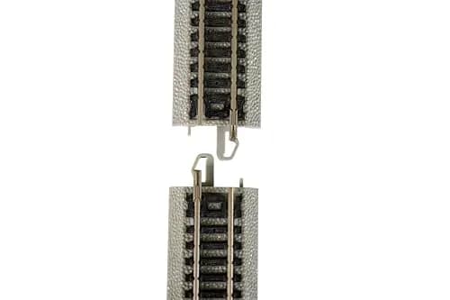 Bachmann Trains E-Z Track Remote Turnout - Right N Scale | Nickel Silver Rail with Grey Roadbed (1-Pack) thumbnail 3