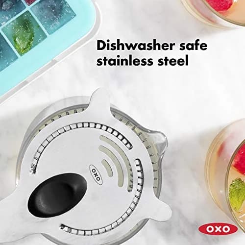 OXO Steel Cocktail Strainer | Fits Shakers & Glasses, Stainless Steel, Dishwasher Safe thumbnail 6