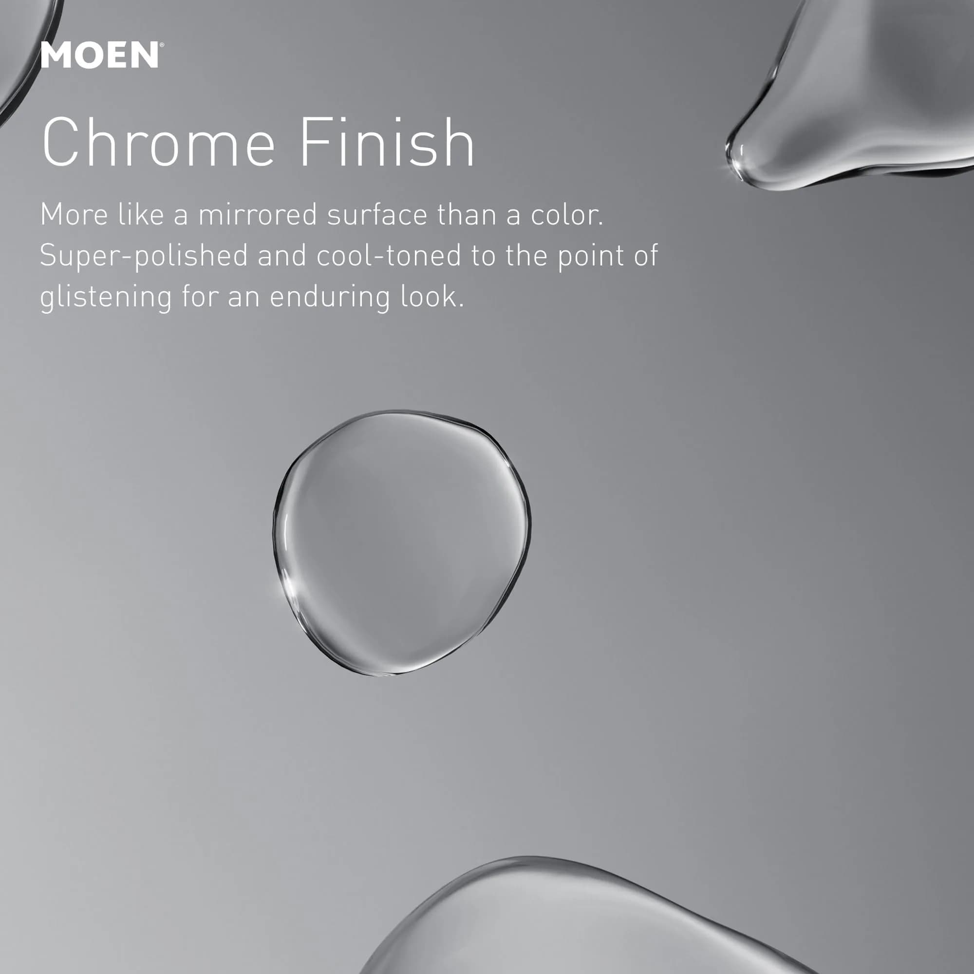 Moen Preston Polished Chrome Hand-Towel Ring | 17.8 cm (7 Inch) Wall Mounted Holder - view 5