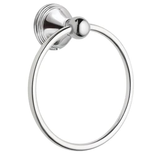 Moen Preston Polished Chrome Hand-Towel Ring | 17.8 cm (7 Inch) Wall Mounted Holder thumbnail 1