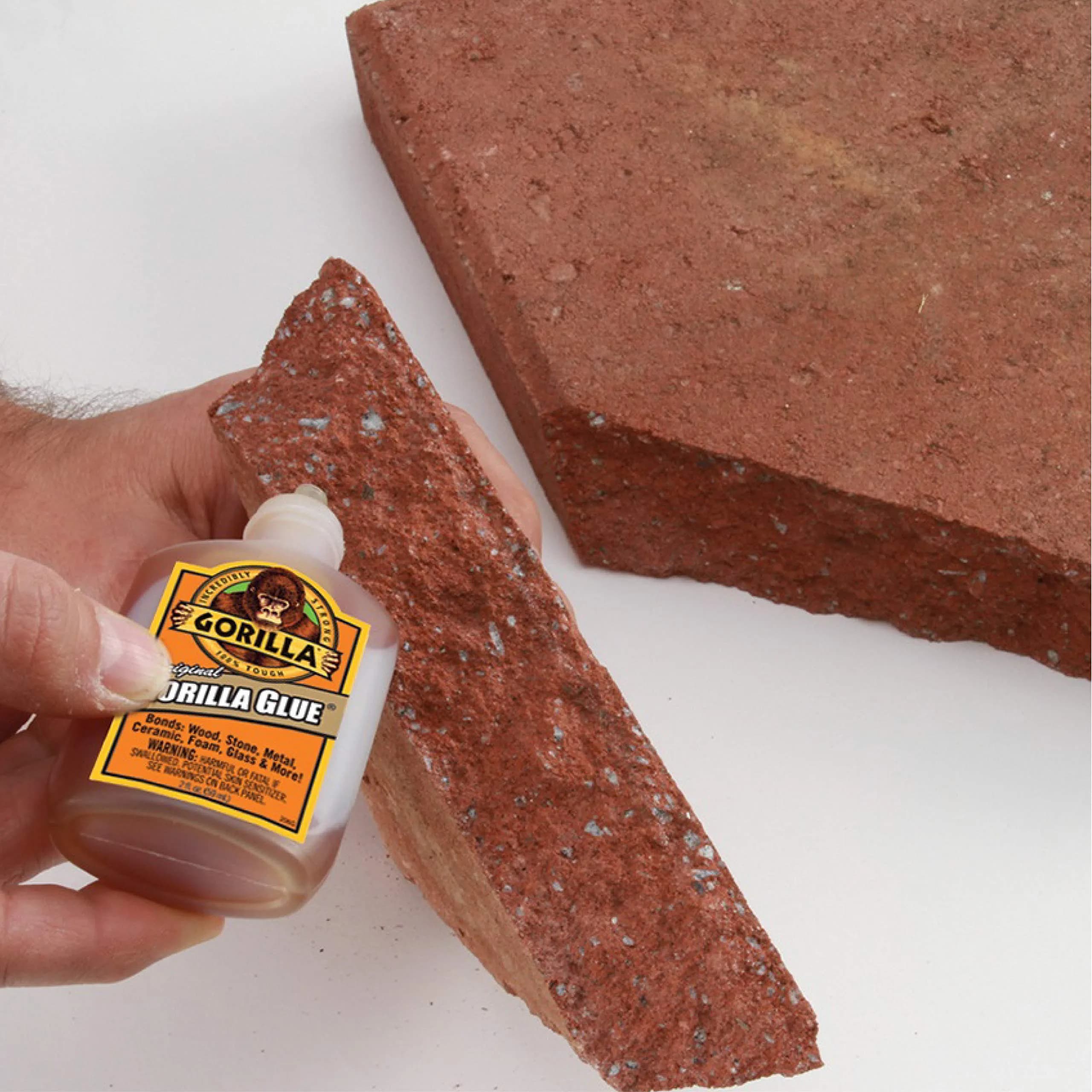 Gorilla Original Waterproof Polyurethane Glue 59ml (2 Fl Oz) | Bonds Wood, Stone, Metal, Ceramic, Foam, Glass, Concrete - view 5