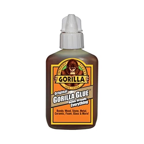 Gorilla Original Waterproof Polyurethane Glue 59ml (2 Fl Oz) | Bonds Wood, Stone, Metal, Ceramic, Foam, Glass, Concrete thumbnail 2