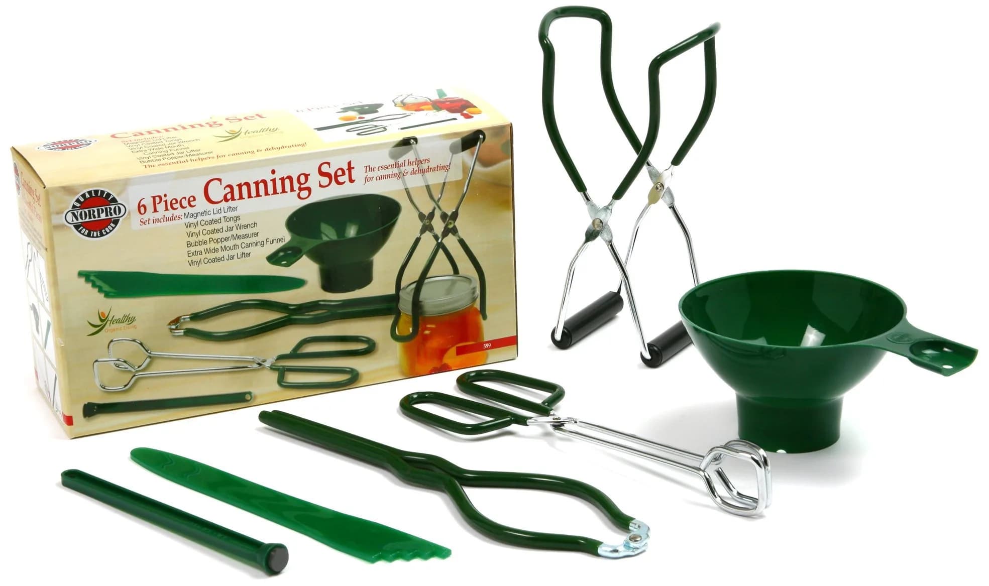 Norpro Canning Essentials Boxed Set, 6 Piece Set | Essential Tools for Home Canning & Dehydrating - main product image