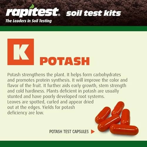 Luster Leaf Rapitest Soil Test Kit 40 Tests | Measures Soil pH, Nitrogen, Phosphorus, Potash thumbnail 5