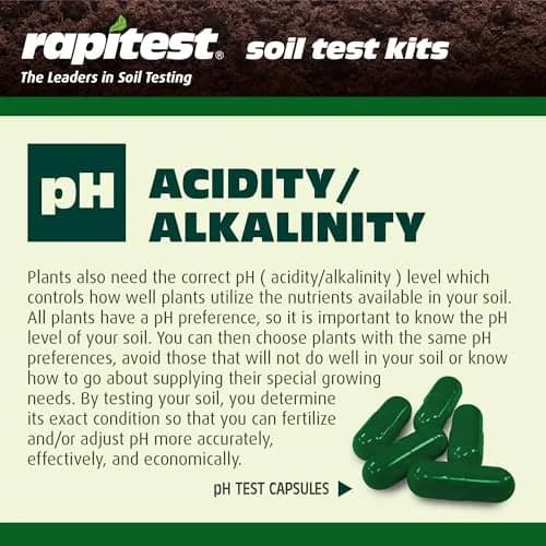 Luster Leaf Rapitest Soil Test Kit 40 Tests | Measures Soil pH, Nitrogen, Phosphorus, Potash thumbnail 6