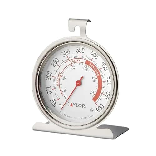 Taylor Large Dial Oven Thermometer, Silver 100-600°F (40-315°C) | NSF Certified for Kitchen Use thumbnail 5