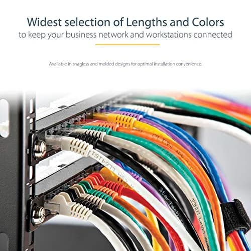 StarTech.com 25ft Cat 6 Ethernet Cable | 250MHz UTP Network Patch Cord with Strain Relief thumbnail 5