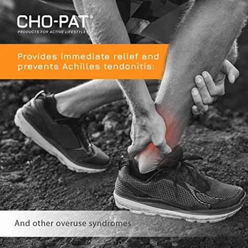 Cho-Pat Achilles Tendon Strap Large | Tendonitis Support Brace for Achilles Relief thumbnail 5