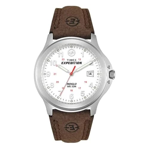 Timex Men's Expedition Metal Field 40mm Watch, White Dial | Classic Rugged Style thumbnail 1