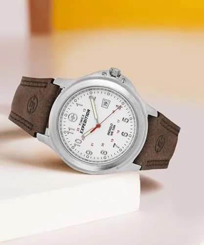 Timex Men's Expedition Metal Field 40mm Watch, White Dial | Classic Rugged Style thumbnail 7