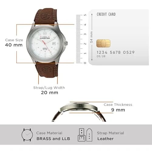 Timex Men's Expedition Metal Field 40mm Watch, White Dial | Classic Rugged Style thumbnail 8