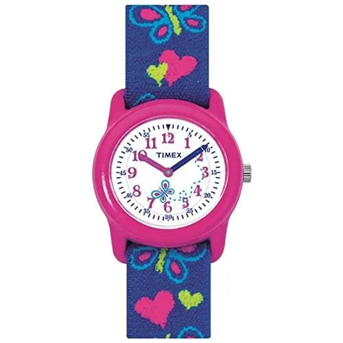 Timex Time Machines® 29mm Elastic Fabric Kids Watch | Water-Resistant & Easy to Read (70-120 chars) thumbnail 1