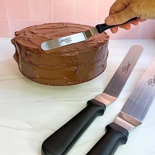 Ateco Ultra Offset Spatula with 4.25" x 0.75" Stainless Steel Blade, 4.5 inch (11.4 cm) | Professional Quality for Baking & Decorating thumbnail 4