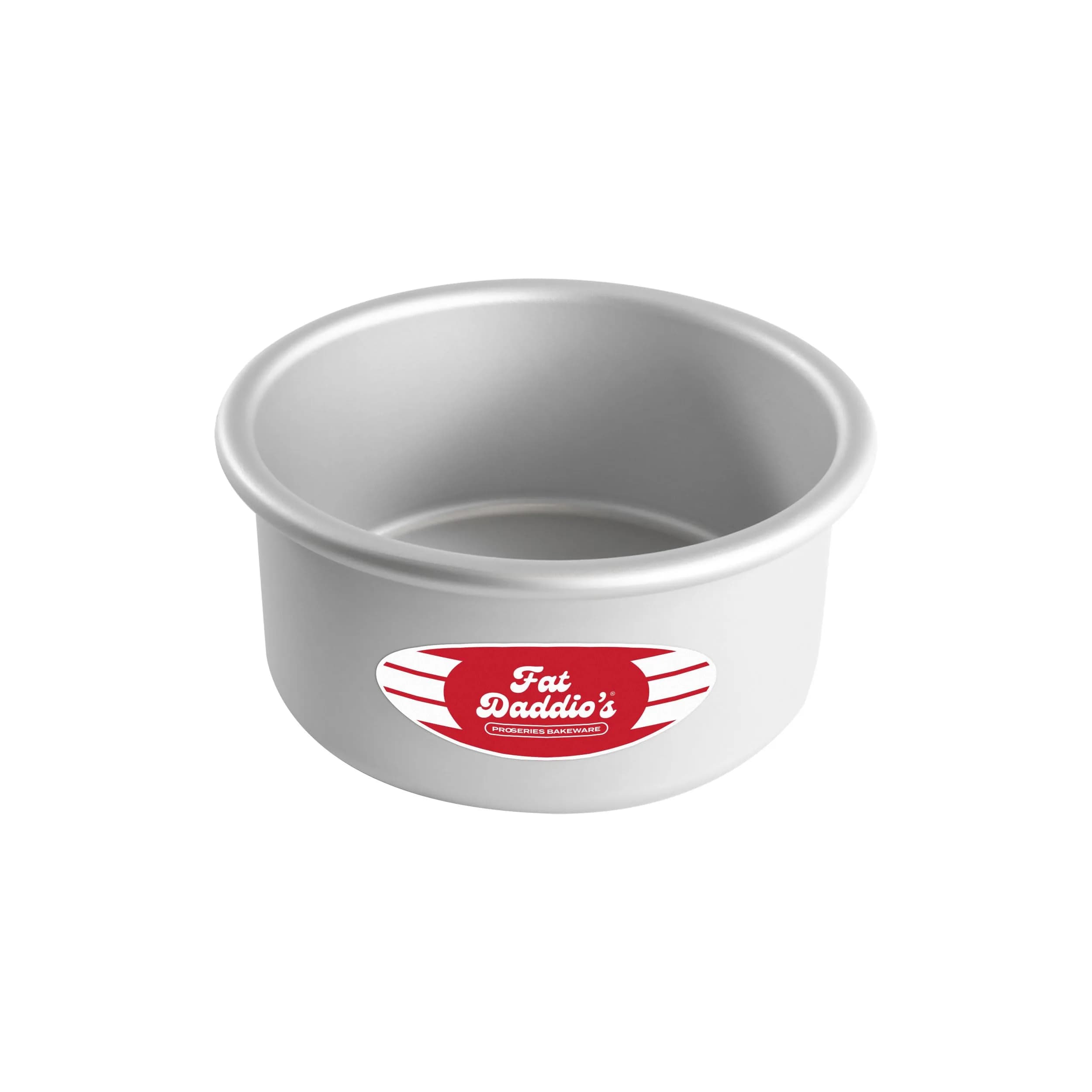 Fat Daddio's PRD-63 Anodized Aluminum Round Cake Pan, 6 x 3 inch | Even Heating & Durable Bakeware - main product image