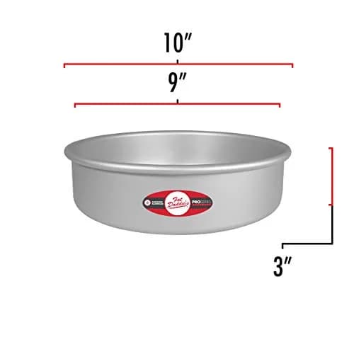 Fat Daddio's Anodized Aluminum Round Cake Pan, 9 x 3 Inch | Durable, Even Heating for Perfect Cakes thumbnail 3