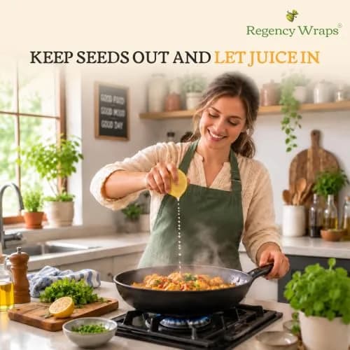 Regency Wraps Lemon Wedge Cotton Wraps | Seed-Free, Elastic Top, 12 Pack thumbnail 5