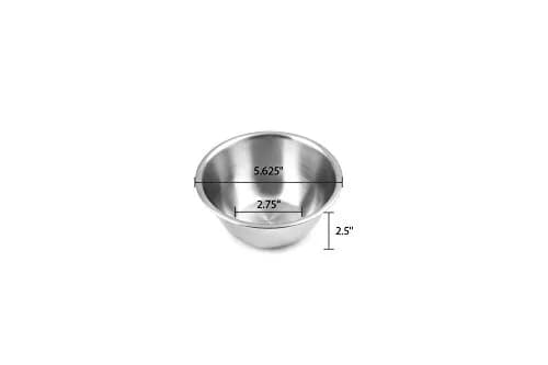 Fox Run 1/2-Quart Stainless Steel Mixing Bowl | Durable, Dishwasher Safe & Stable Base thumbnail 2