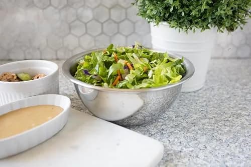 Fox Run Stainless Steel Small Mixing Bowl 7.25 x 7.25 x 3.75 inches | Durable, Dishwasher Safe thumbnail 3