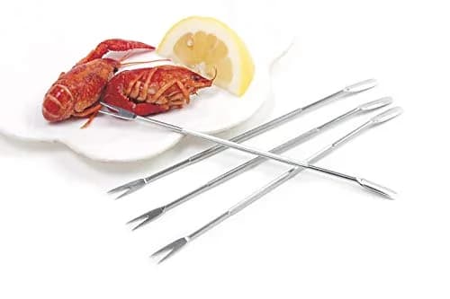 Norpro Seafood Forks 6.75" | Stainless Steel Shellfish Pick Set thumbnail 4