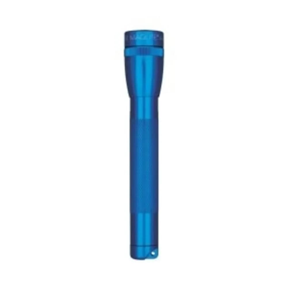MagLite Mini Incandescent 2-Cell AA Flashlight - Vibrant Blue | 14 Lumens, 6-Hour Runtime - main product image