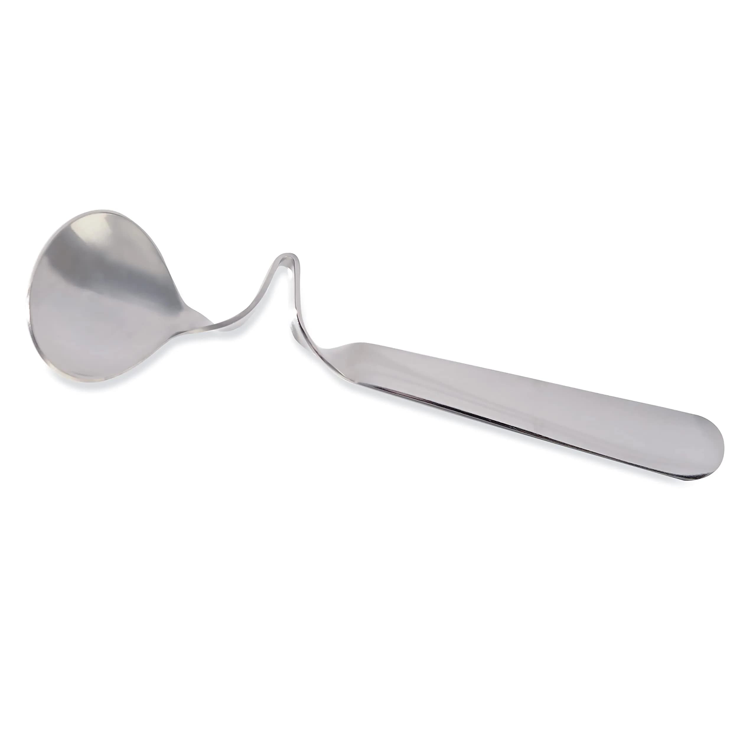 Norpro Silver Stainless Steel Honey/Jam Spoon 14cm (5.5 inch) | Hooks onto Jar Rim — Silver