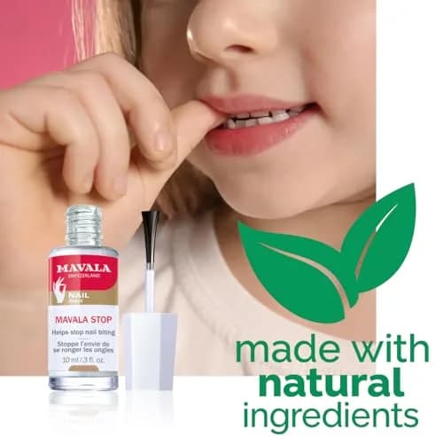 Mavala Stop Deterrent Nail Polish Treatment 10ml (0.3 Fl Oz) | Bitter Taste Stops Nail Biting thumbnail 6