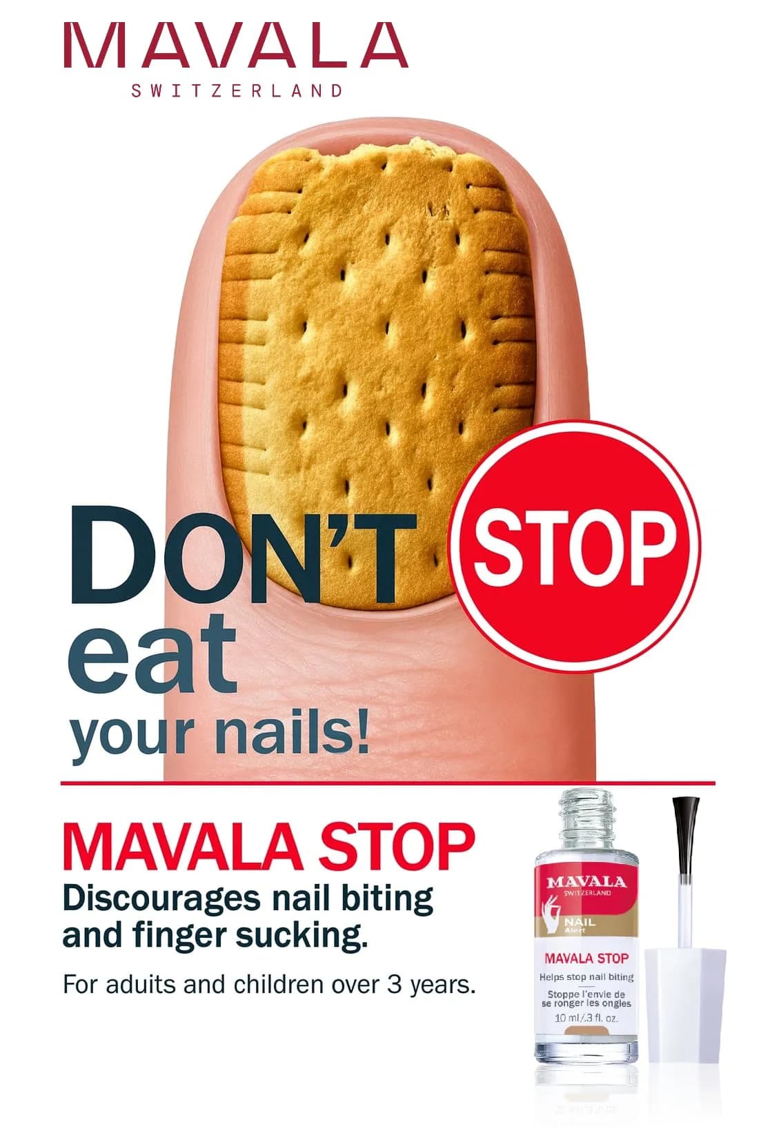 Mavala Stop Deterrent Nail Polish Treatment 10ml (0.3 Fl Oz) | Bitter Taste Stops Nail Biting - view 7