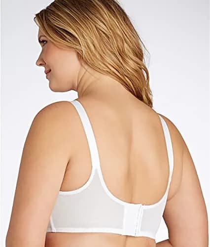 Bali Flower Underwire Support Bra 44C White | Full Coverage, Support & Comfort thumbnail 5