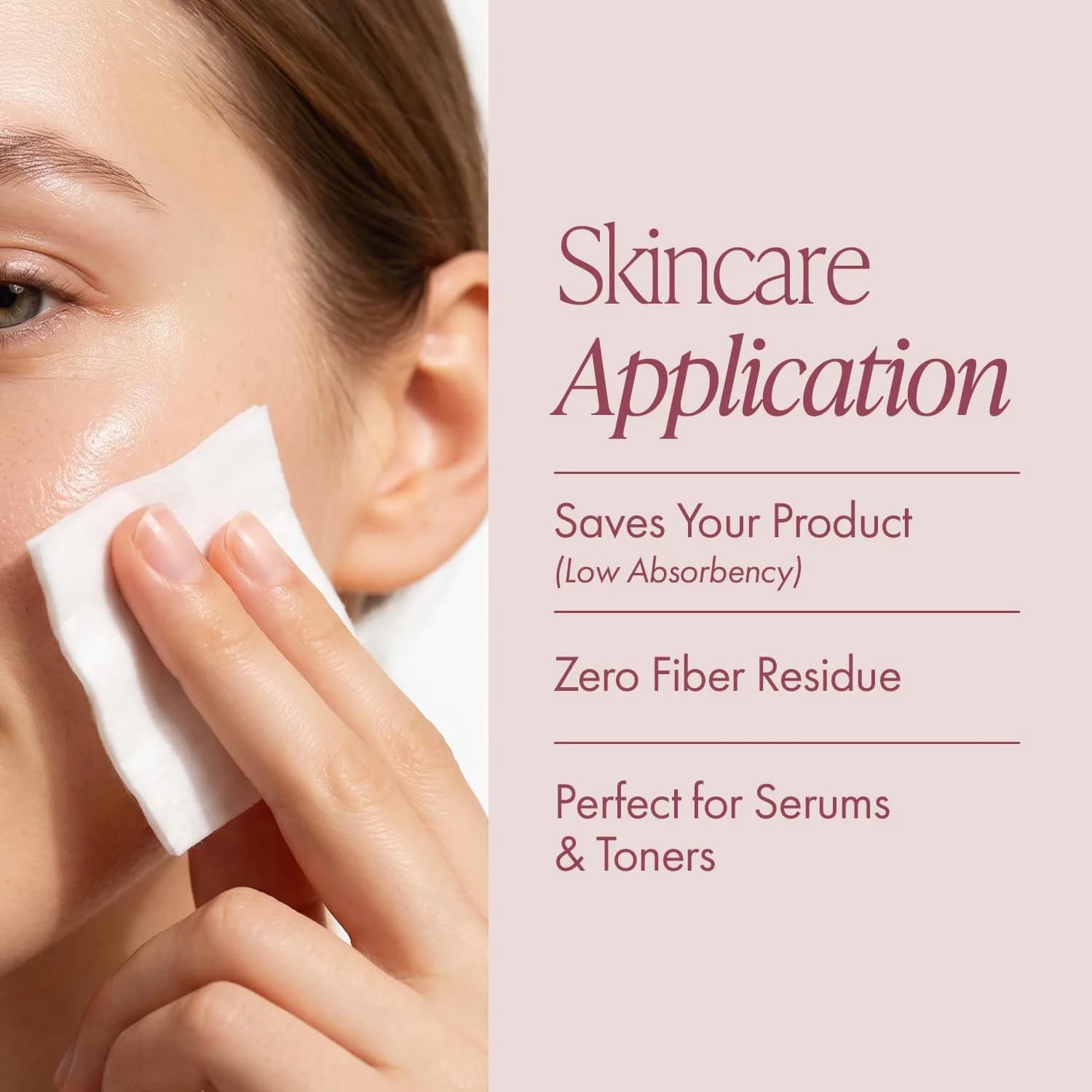 Intrinsics Silken 4x4 Esthetic Wipes 200 Count | Lint-Free Facial Wipes for Toner & Makeup Removal - view 4