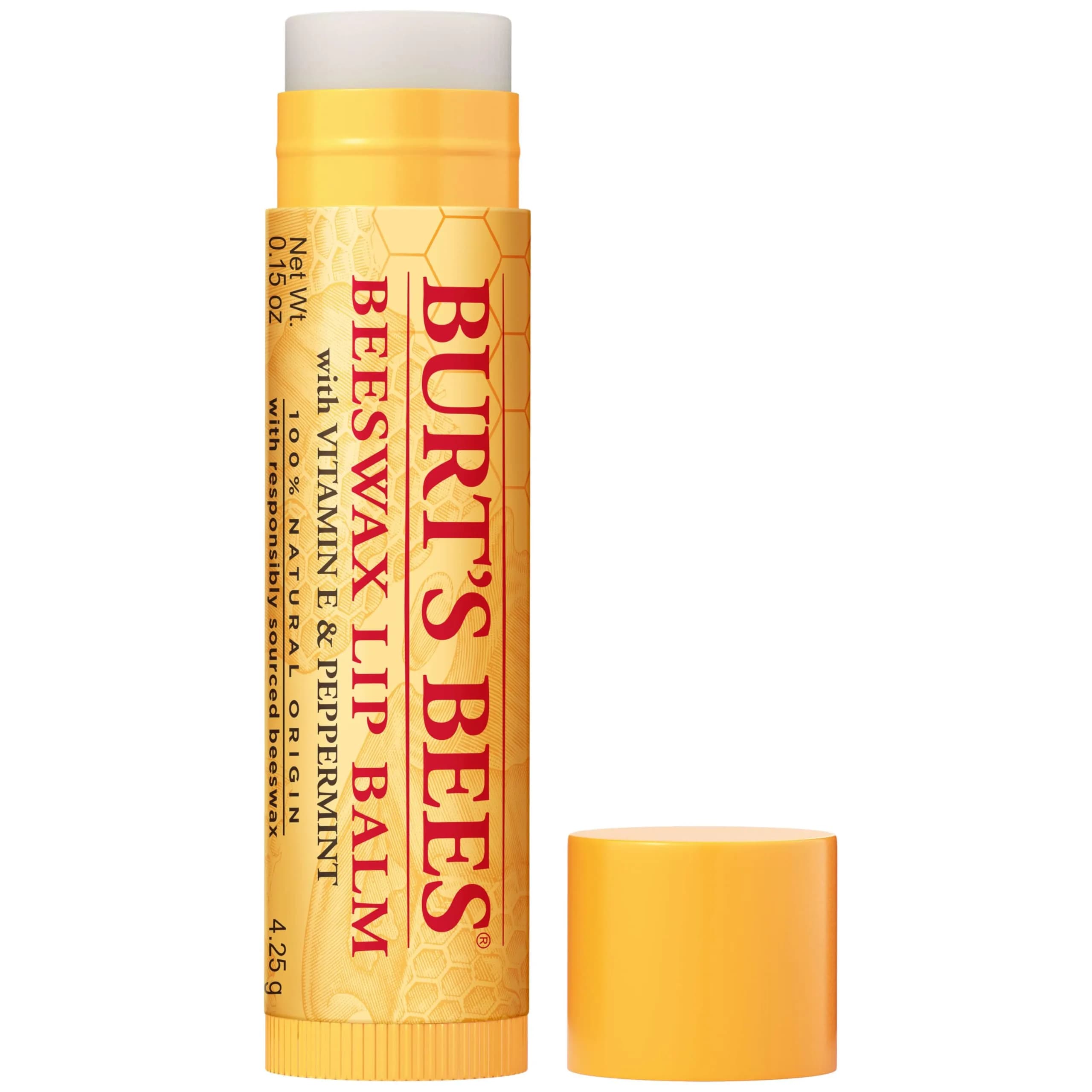 Burt's Bees Pomegranate Oil Lip Balm 6 Tubes | Nourishing & Hydrating for Dry Lips — Original Beeswax