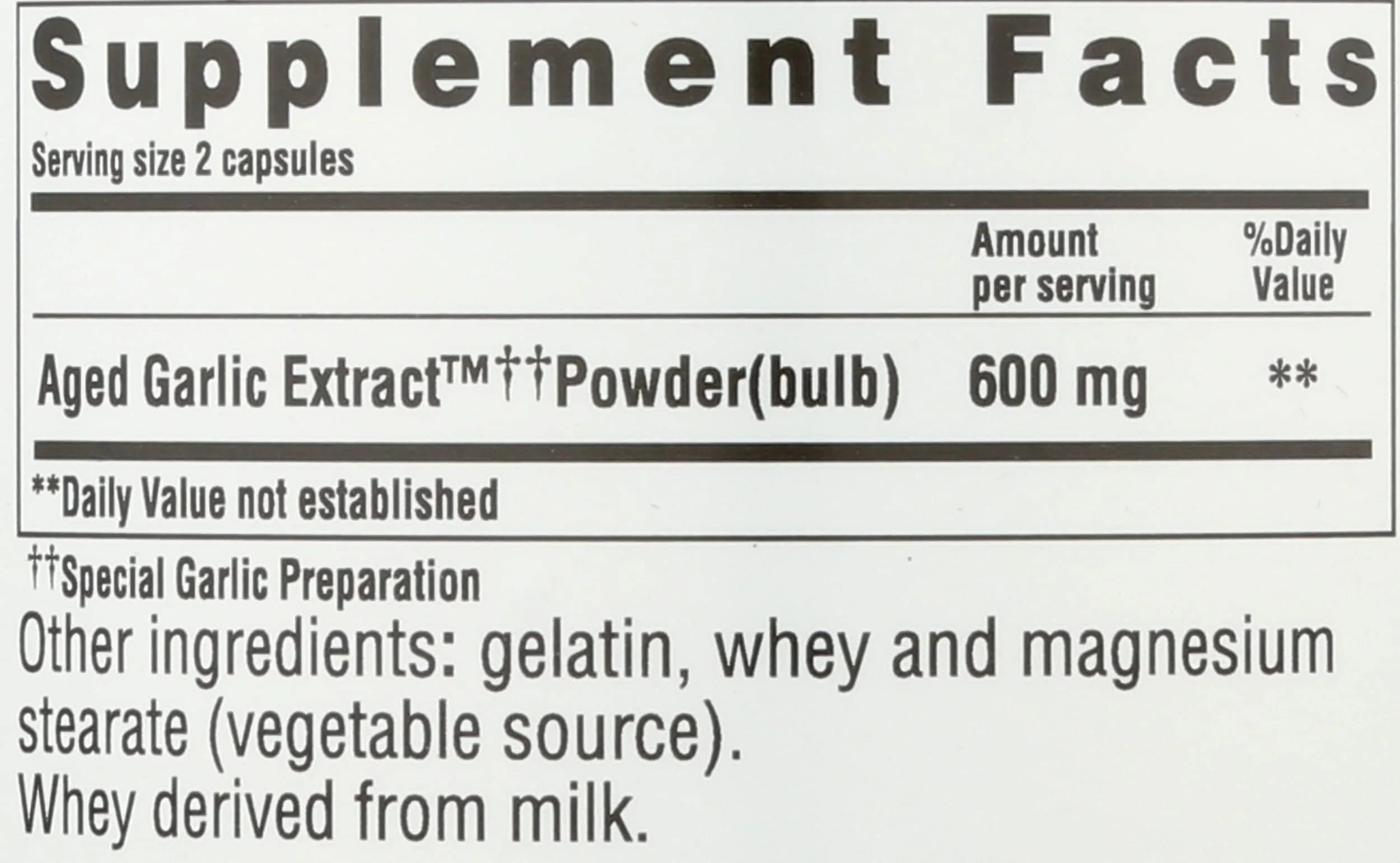 Kyolic Aged Garlic Extract Formula 100 Capsules | Cardiovascular Health Support, 300 Count (150 Servings) - view 3
