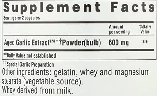 Kyolic Aged Garlic Extract Formula 100 Capsules | Cardiovascular Health Support, 300 Count (150 Servings) thumbnail 3