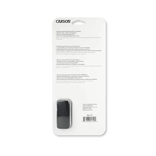 Carson SureGrip 2x Acrylic Magnifier 4.3 inch | Soft-Grip Handheld for Close Inspection thumbnail 7