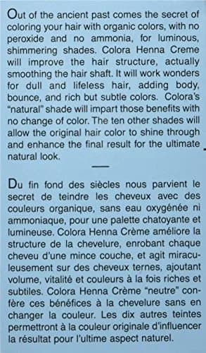 Colora Henna Creme Burgundy 59ml (2 Ounce) | Semi-Permanent Gray Coverage Hair Color thumbnail 3