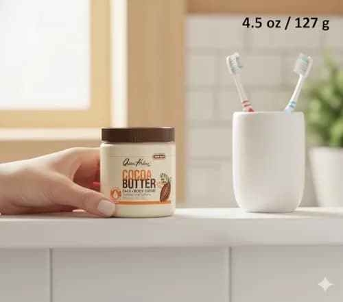 Queen Helene Cocoa Butter Creme – Deep Hydrating Cocoa Butter Formula for Smooth Radiant Skin | 15 oz Jar thumbnail 6