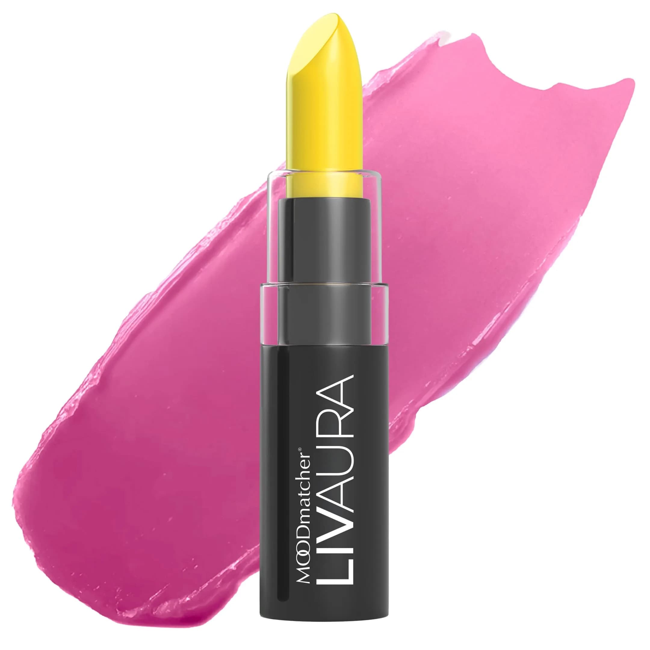 MOODmatcher LIVAURA Color Changing Lipstick Yellow | Personalized Lip Color, 12-Hour Wear, Moisturizing Cream - main product image