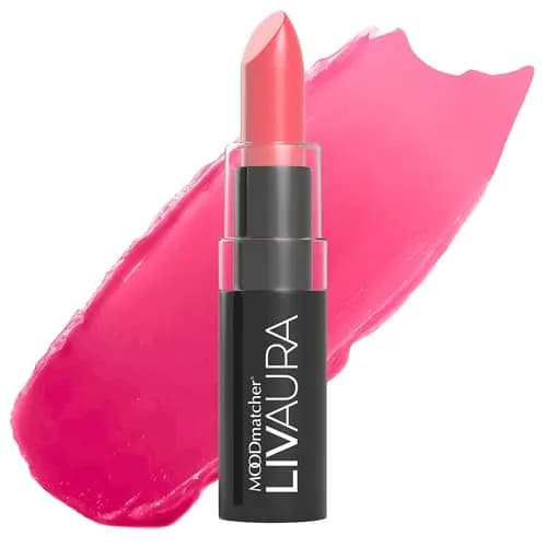 MOODmatcher LIVAURA Color Changing Lipstick Pink | 0.12 oz (3.4 g) — Pink