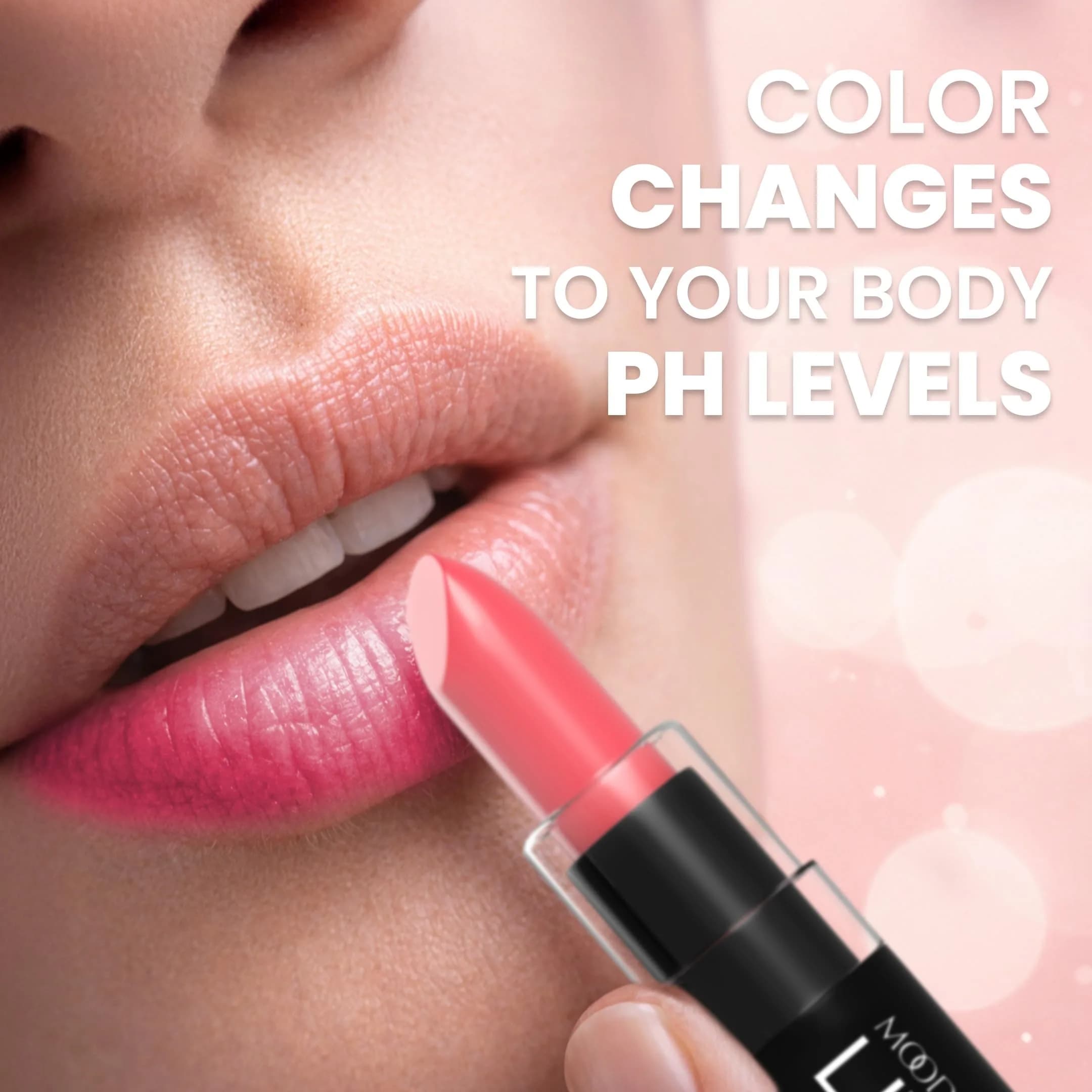 MOODmatcher LIVAURA Color Changing Lipstick Pink | 0.12 oz (3.4 g) - view 6