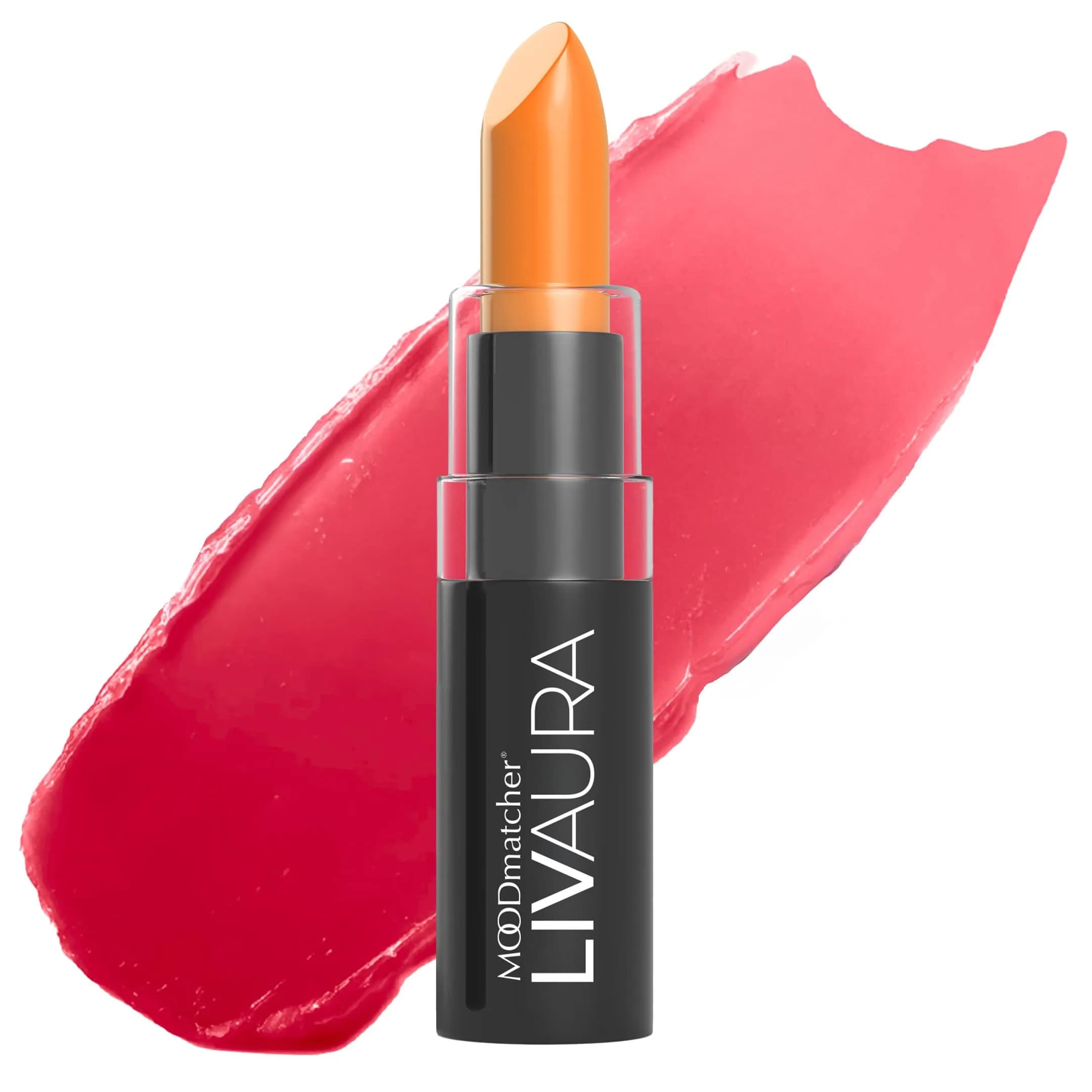 MOODmatcher LIVAURA Color Changing Lipstick Orange 0.12 oz (3.4g) | Personalized Lip Color with Aloe Vera & Vitamin E - main product image