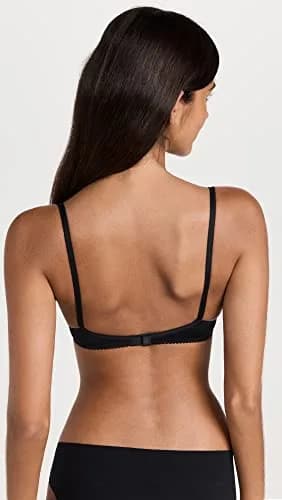 Timpa Women's Duet Lace Underwire Demi Bra, 32B | Sheer Lace, Adjustable Straps, Underwire Support thumbnail 3
