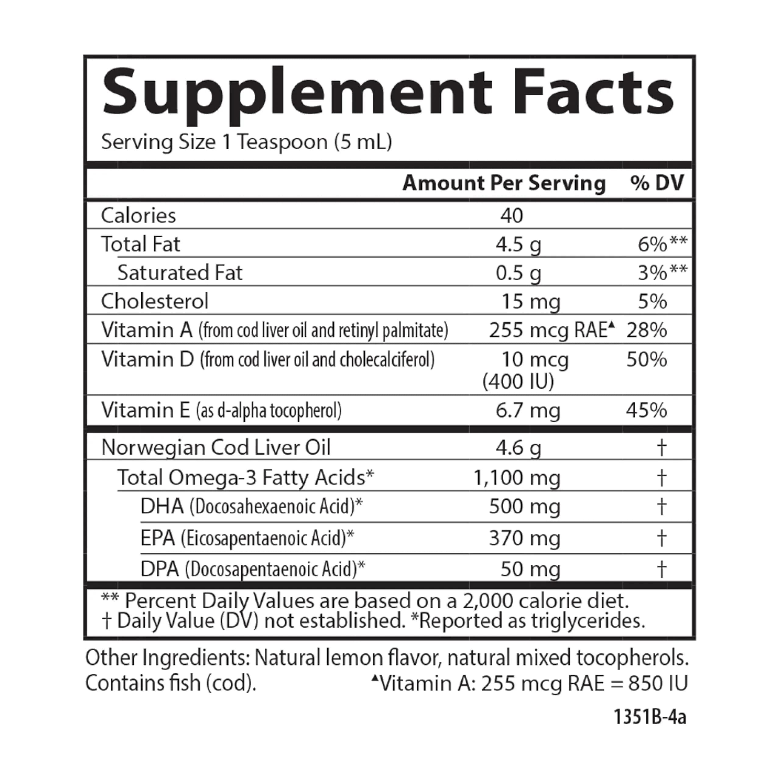 Carlson Cod Liver Oil Liquid 250ml (8.4 Fl Oz) | Heart, Brain, Vision & Joint Health Support - view 9