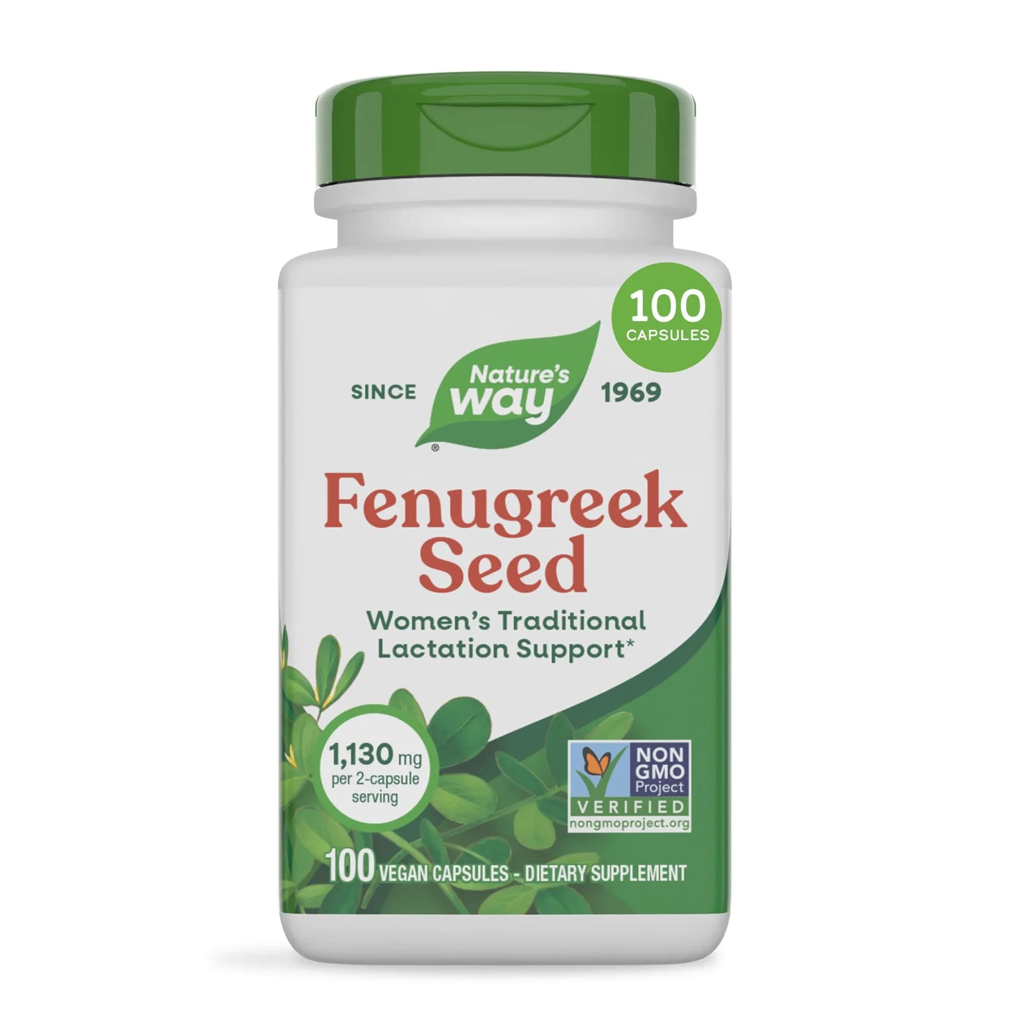 Nature's Way Fenugreek Seed Capsules 100 Count | Traditional Lactation Support - main product image