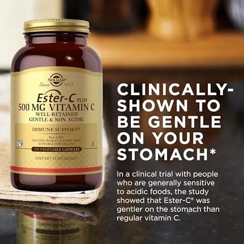 Solgar Ester-C Plus 500 mg Vitamin C (Ascorbate Complex) | Gentle, Non Acidic & Immune Support (70-120 chars) thumbnail 6