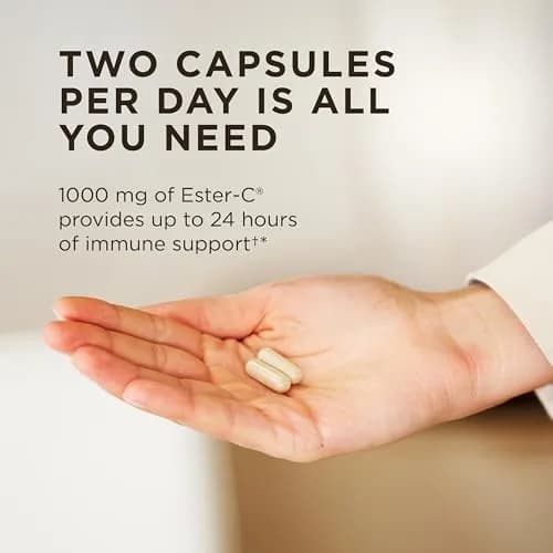 Solgar Ester-C Plus 500 mg Vitamin C (Ascorbate Complex) | Gentle, Non Acidic & Immune Support (70-120 chars) thumbnail 3