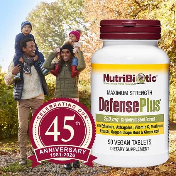 NutriBiotic DefensePlus 90 Tablets | 11-in-1 Immune Support with Vitamin C & Mushrooms thumbnail 6
