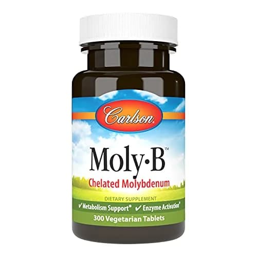 Carlson Moly-B, Metabolism Support, 300 Vegetarian Tablets | Supports Fat & Carbohydrate Metabolism thumbnail 1