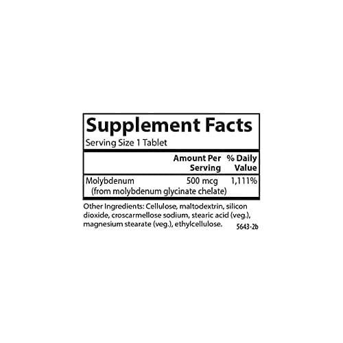 Carlson Moly-B, Metabolism Support, 300 Vegetarian Tablets | Supports Fat & Carbohydrate Metabolism thumbnail 4