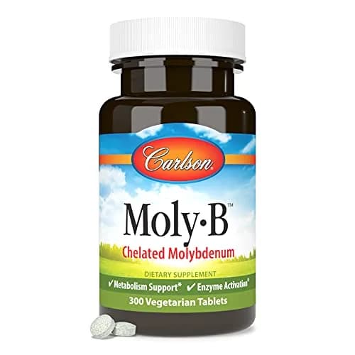Carlson Moly-B, Metabolism Support, 300 Vegetarian Tablets | Supports Fat & Carbohydrate Metabolism thumbnail 5