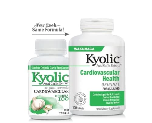 Kyolic Aged Garlic Extract Formula 100 Tablets | Cardiovascular Health Support 100 Count (50 Servings) thumbnail 6