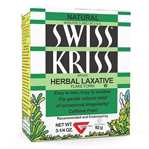 Swiss Kriss Herbal Laxative Flakes 3.25 Oz | Natural Relief, No Harsh Drugs thumbnail 1